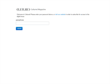 Tablet Screenshot of cultureddigital.com